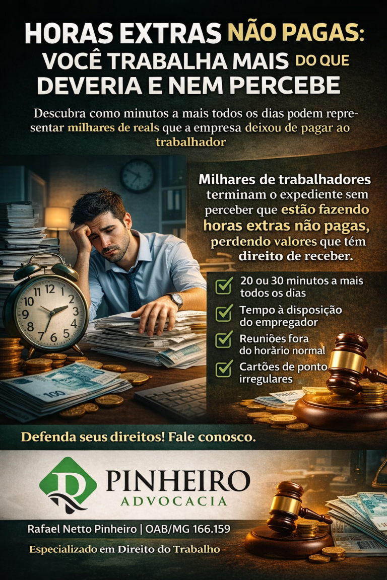 Horas Extras Não Pagas: Você Trabalha Mais Do Que Deveria e Nem Percebe
