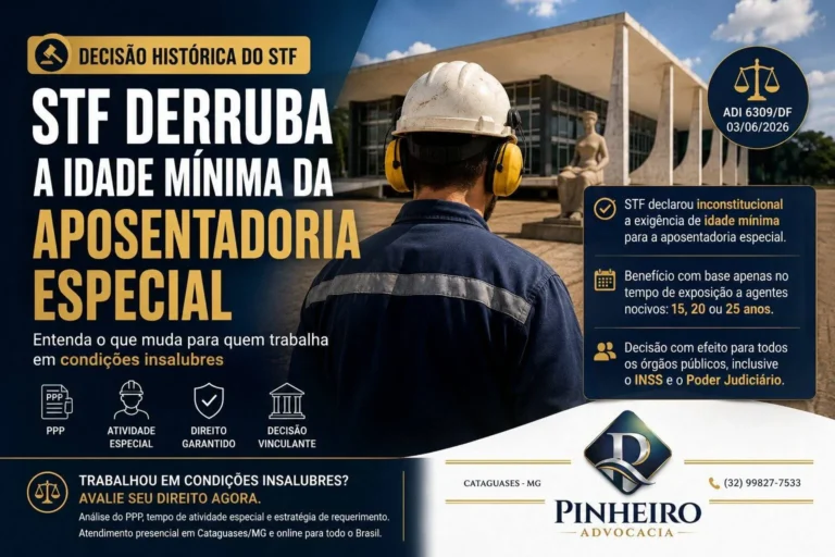 STF Derruba Idade Mínima na Aposentadoria Especial: o que muda para quem trabalha em condições insalubres